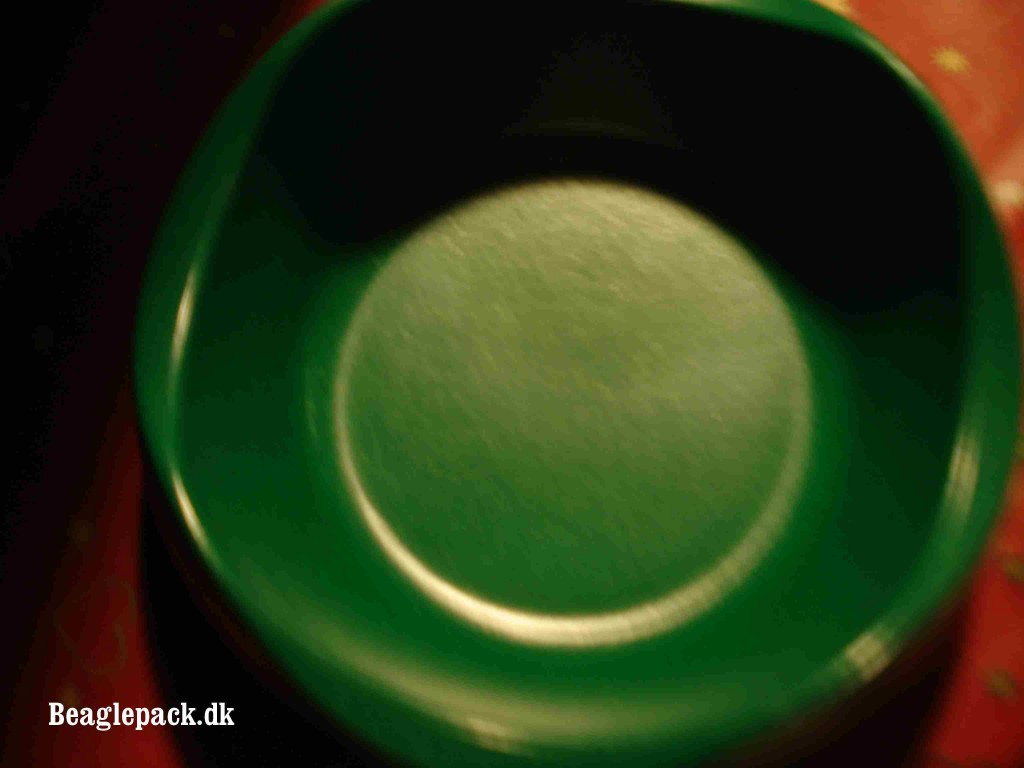 Becobowl med bunden nedad
